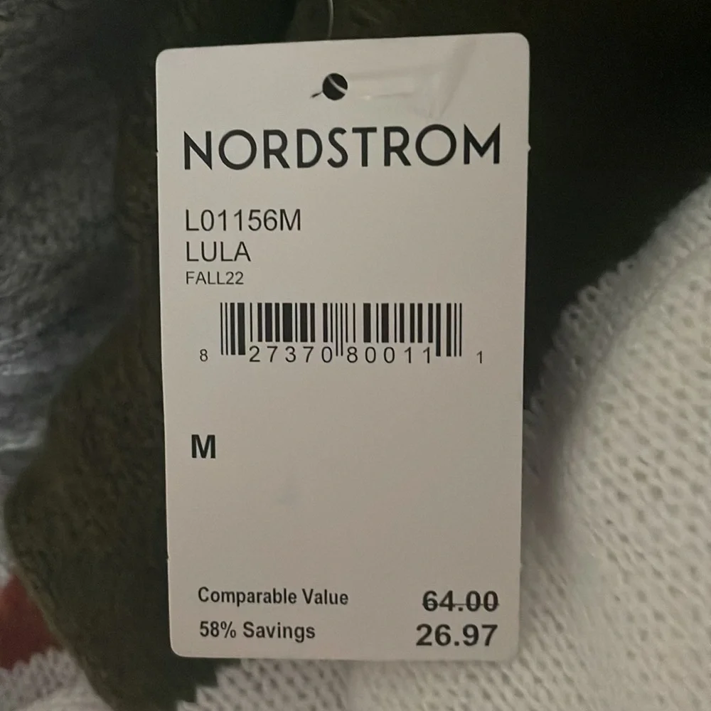 By Design Cardigant Sweater Womens colorblock striped cardigan casual  NWT - Picture 4 of 4